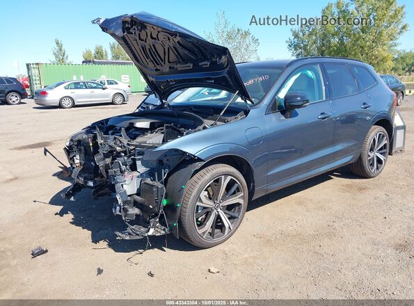 YV4H60DM2R1946829 2024 VOLVO XC60 RECHARGE PLUG-IN HYBRID Gray Առջևի ձախ երեք քառորդ տեսարան