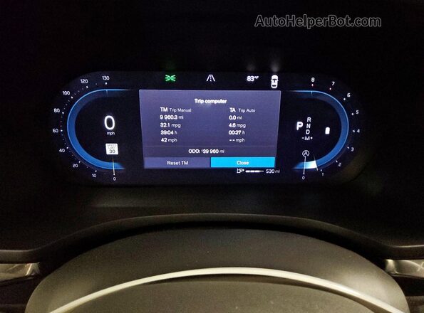 YV4L12WK4S2147151 2025 VOLVO V60 Black Instrument cluster view