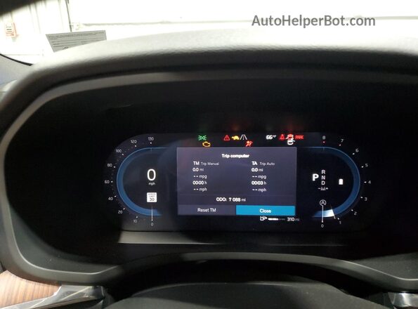 YV4L12WK5S2150317 2025 VOLVO V60 Blue Instrument cluster view