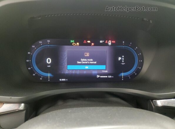 YV4L12WK8S2146889 2025 VOLVO V60 Черный Вид щитка приборов