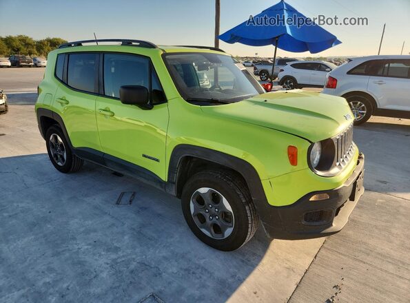 ZACCJBAB6JPH35325 2018 JEEP RENEGADE Green 