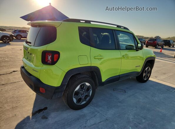 ZACCJBAB6JPH35325 2018 JEEP RENEGADE Green 