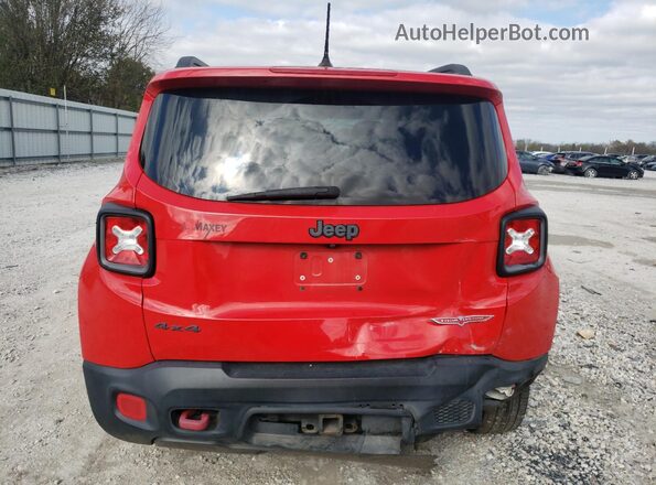 ZACCJBCTXGPC54539 2016 JEEP RENEGADE Красный Вид сзади