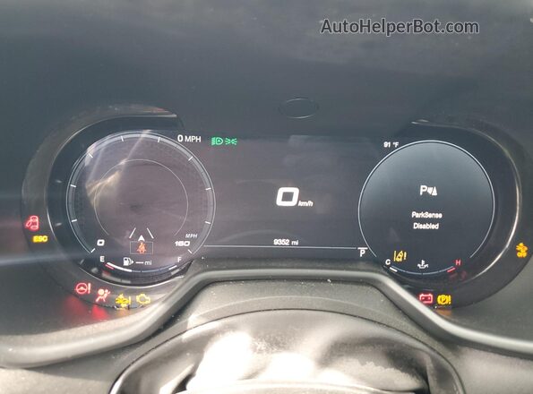 ZACNDFAN5R3A36479 2024 DODGE OTHER Gray Вид щитка приладів