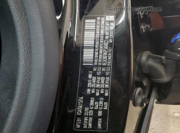 ZACNDFBN3P3A04822 2023 DODGE OTHER Black VIN კოდის სტიკერის ხედი