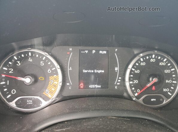 ZACNJAAB0LPL78985 2020 JEEP RENEGADE Blue Instrument cluster view