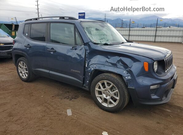 ZACNJAAB0LPL78985 2020 JEEP RENEGADE Blue Front right