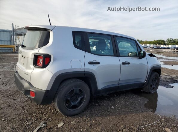 ZACNJAAB3LPL19087 2020 JEEP RENEGADE Silver Trasero derecho