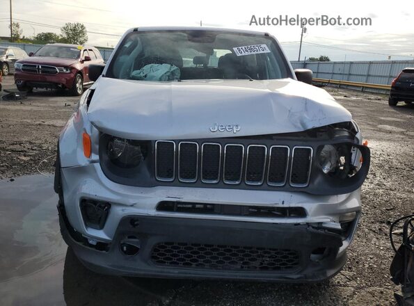 ZACNJAAB3LPL19087 2020 JEEP RENEGADE Silver Vista frontal