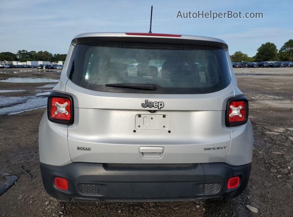 ZACNJAAB3LPL19087 2020 JEEP RENEGADE Silver Vista trasera
