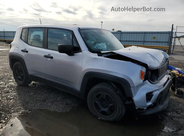 ZACNJAAB3LPL19087 2020 JEEP RENEGADE Silver Delantero derecho