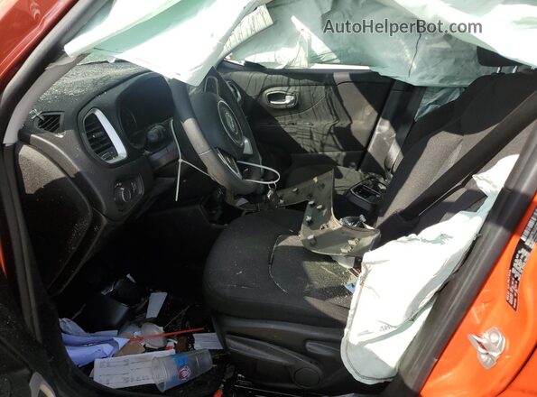 ZACNJAAB5LPL86208 2020 JEEP RENEGADE Orange Front interior view