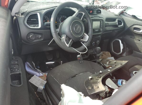 ZACNJAAB5LPL86208 2020 JEEP RENEGADE Orange Dashboard view