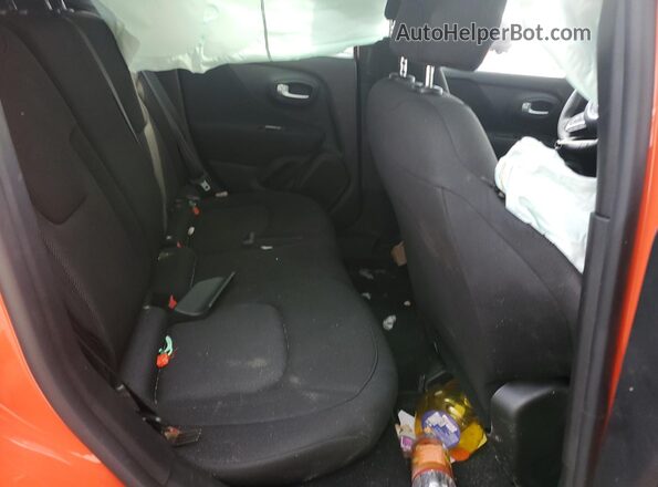 ZACNJAAB5LPL86208 2020 JEEP RENEGADE Orange Rear seats view