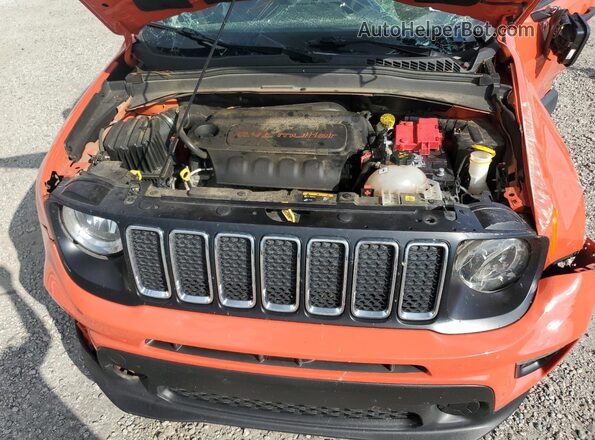 ZACNJAAB5LPL86208 2020 JEEP RENEGADE Orange Rear interior view