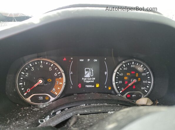 ZACNJAAB5LPL86208 2020 JEEP RENEGADE Orange Instrument cluster view