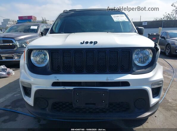 ZACNJAAB7LPK95599 2020 JEEP RENEGADE White უკანა სალონის ხედი