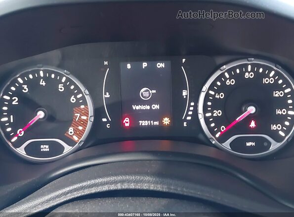 ZACNJAAB7LPK95599 2020 JEEP RENEGADE White უკანა სავარძლების ხედი