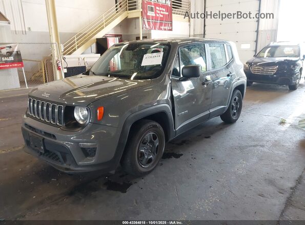 ZACNJAABXLPL76242 2020 JEEP RENEGADE Gray Առջևի ձախ երեք քառորդ տեսարան