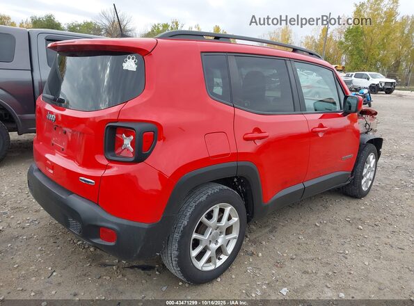 ZACNJABB0LPL28585 2020 JEEP RENEGADE Red Задня права чверть