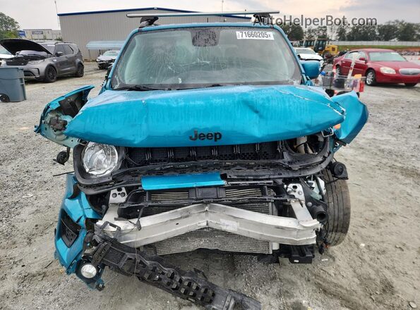 ZACNJABB2LPL21007 2020 JEEP RENEGADE Blue Vista frontal