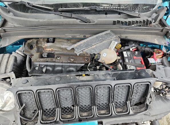 ZACNJABB2LPL21007 2020 JEEP RENEGADE Blue Vista interior trasera