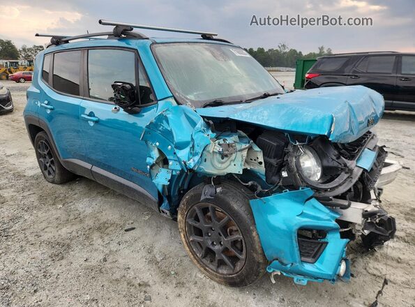 ZACNJABB2LPL21007 2020 JEEP RENEGADE Blue Delantero derecho