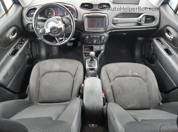 ZACNJABB2LPL21007 2020 JEEP RENEGADE Blue Vista del salpicadero