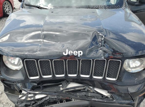 ZACNJABB4LPL21607 2020 JEEP RENEGADE Black Vista del compartimento del motor