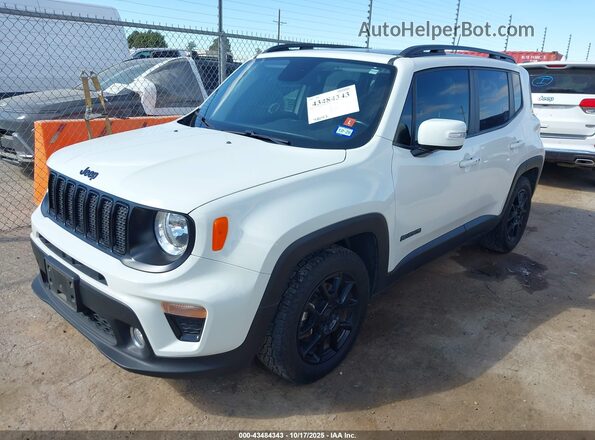 ZACNJABB5LPL65518 2020 JEEP RENEGADE White Առջևի ձախ երեք քառորդ տեսարան