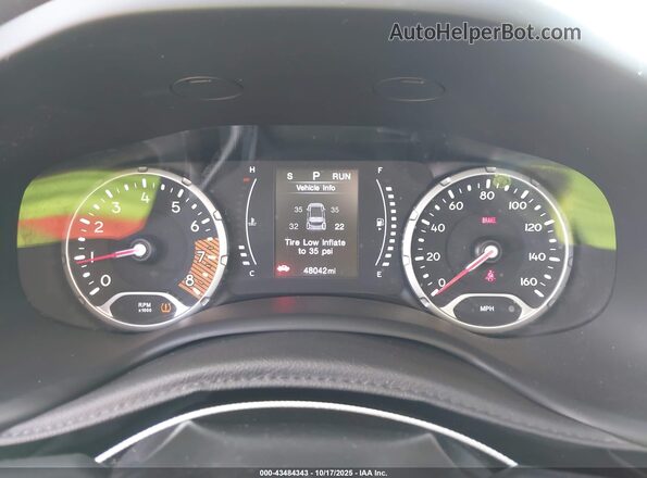 ZACNJABB5LPL65518 2020 JEEP RENEGADE White Հետևի նստատեղերի տեսք