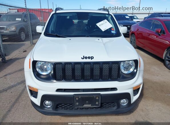 ZACNJABB5LPL65518 2020 JEEP RENEGADE White Սարքավորումների վահանակի տեսք