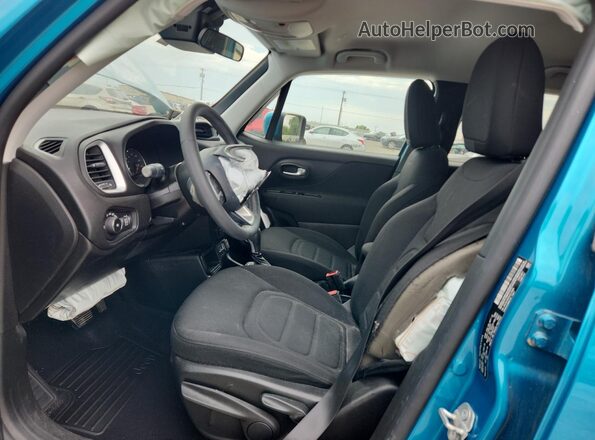 ZACNJABB5LPL78995 2020 JEEP RENEGADE Blue Vista interior delantera