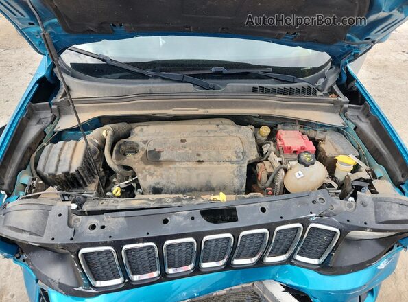 ZACNJABB5LPL78995 2020 JEEP RENEGADE Blue Vista del compartimento del motor