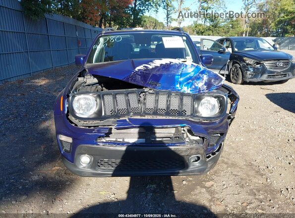 ZACNJABB5LPL93027 2020 JEEP RENEGADE Blue Vista del cuadro de instrumentos