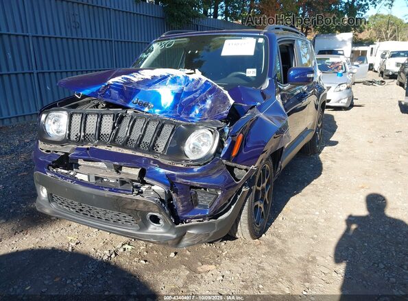 ZACNJABB5LPL93027 2020 JEEP RENEGADE Blue Vista tres cuartos delantera izquierda