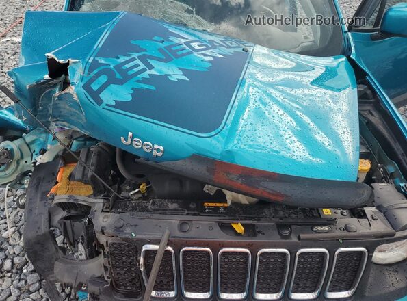 ZACNJABB7KPK88343 2019 JEEP RENEGADE Blue Widok komory silnika