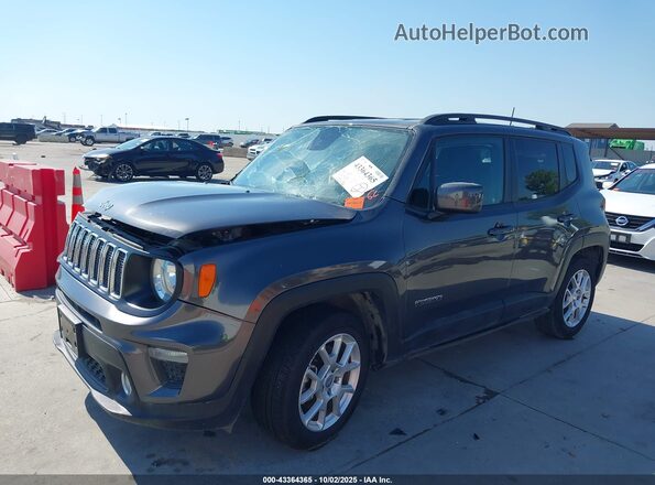 ZACNJABB8KPK79618 2019 JEEP RENEGADE Gray Передня ліва чверть