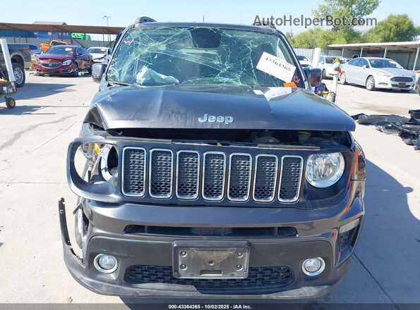 ZACNJABB8KPK79618 2019 JEEP RENEGADE Gray Вид щитка приладів