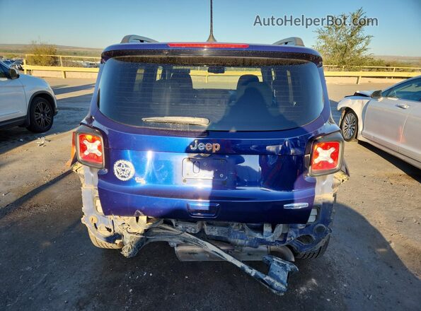 ZACNJABBXLPL56636 2020 JEEP RENEGADE Синий Вид сзади