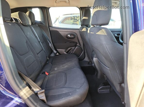 ZACNJABBXLPL56636 2020 JEEP RENEGADE Синий Вид задней части салона