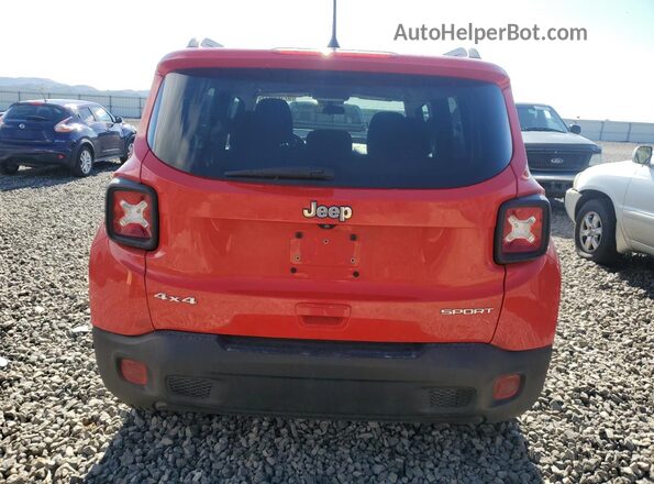 ZACNJBAB0LPL52134 2020 JEEP RENEGADE Red Rear view