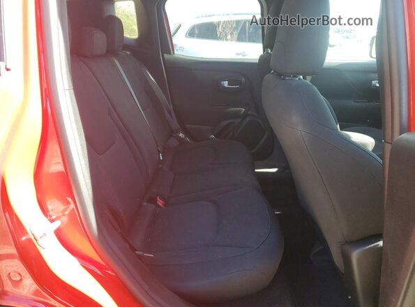 ZACNJBAB0LPL52134 2020 JEEP RENEGADE Red Rear seats view