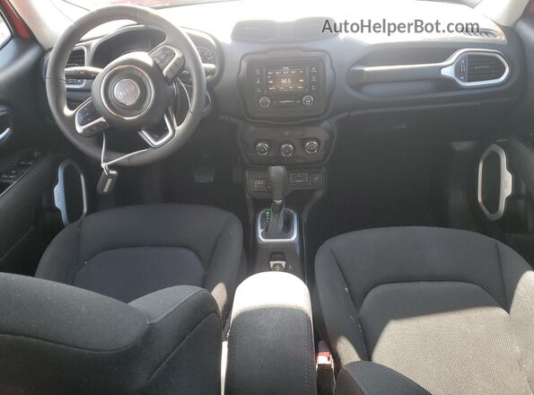ZACNJBAB0LPL52134 2020 JEEP RENEGADE Red Dashboard view