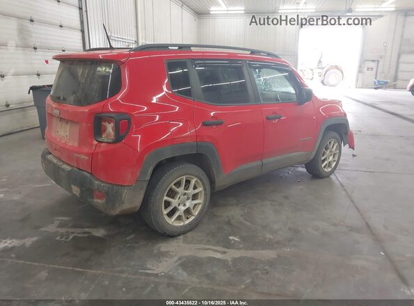 ZACNJBAB1KPK18943 2019 JEEP RENEGADE Red უკანა მარჯვენა