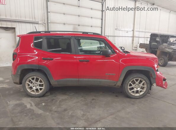 ZACNJBAB1KPK18943 2019 JEEP RENEGADE Red უკანა სალონის ხედი