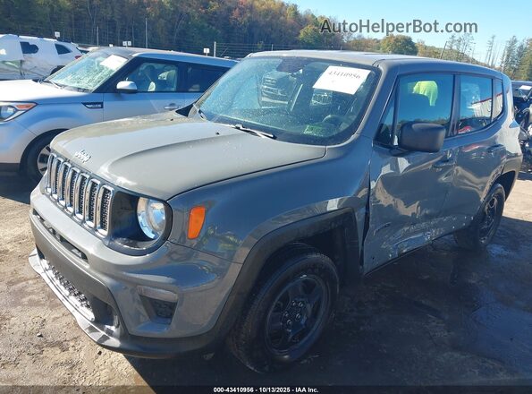 ZACNJBAB3LPL08757 2020 JEEP RENEGADE Gray Przód lewy
