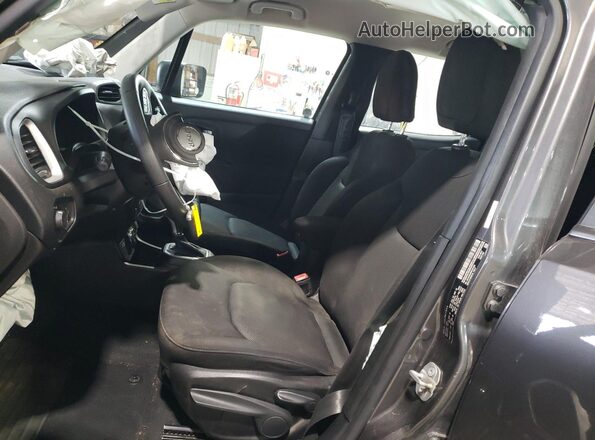 ZACNJBAB8KPJ97024 2019 JEEP RENEGADE Gray წინა სალონის ხედი