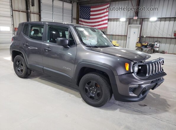 ZACNJBAB8KPJ97024 2019 JEEP RENEGADE Gray წინა მარჯვენა