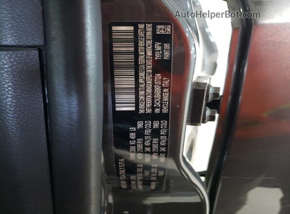 ZACNJBAB8KPJ97024 2019 JEEP RENEGADE Gray VIN კოდის სტიკერის ხედი